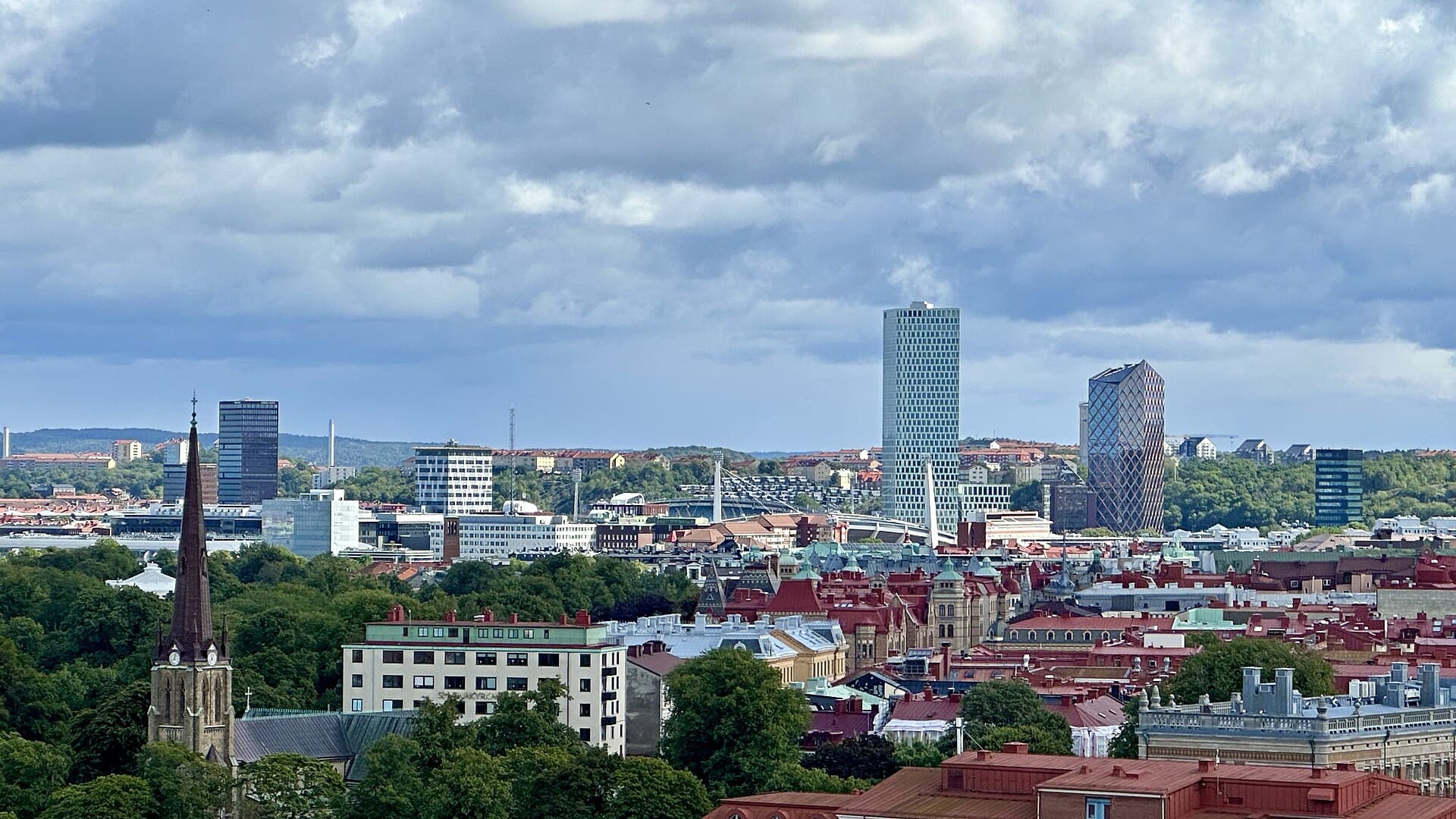 View over the Gothenburg skyline, home of Avidemic AB